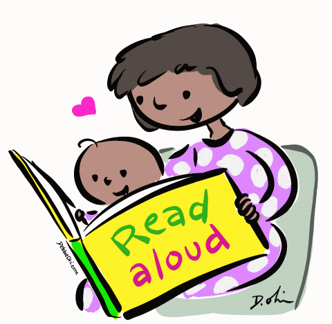 Reading to a child